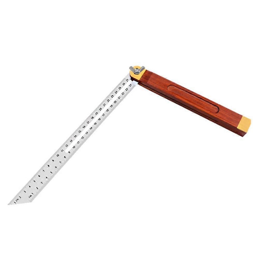 Adjustable Carpentry Square Bevel Gauge with Sliding Head, Precision Angle Ruler 27cm 10.62in