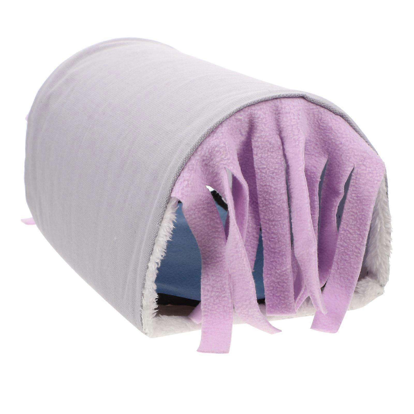 Tassel Design Hamster Tunnel Toy Suitable For Guinea Pigs Creating A Comfortable Resting Place 4Pcs