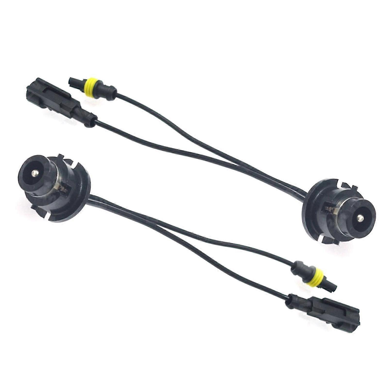 2pcs D2s/d4s Lamp Holder Converter Hid Bulb Socket Conversion Adapter Cables