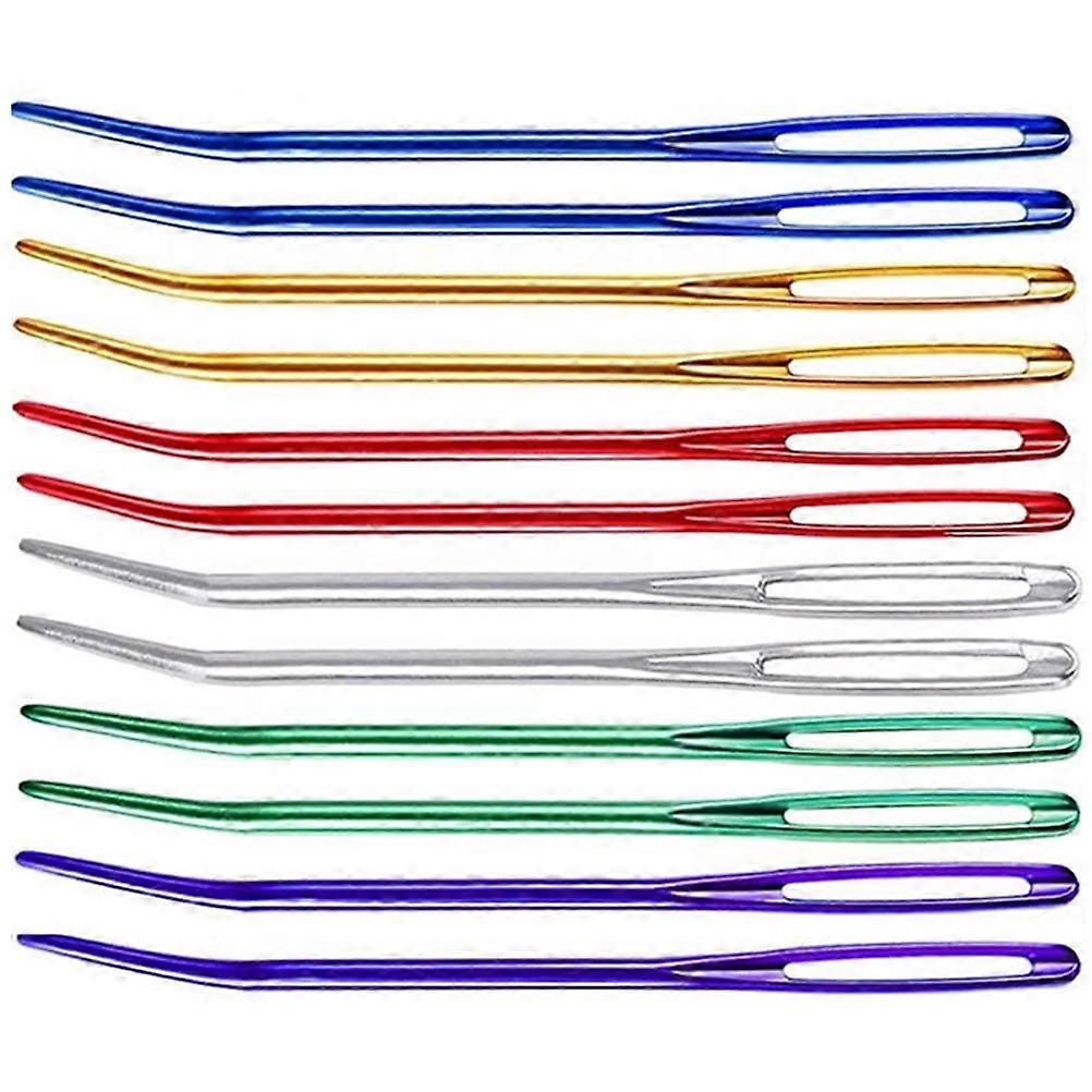 Compact Yarn Needle Convenient Sewing Needle for Sewing Use 12Pcs Set
