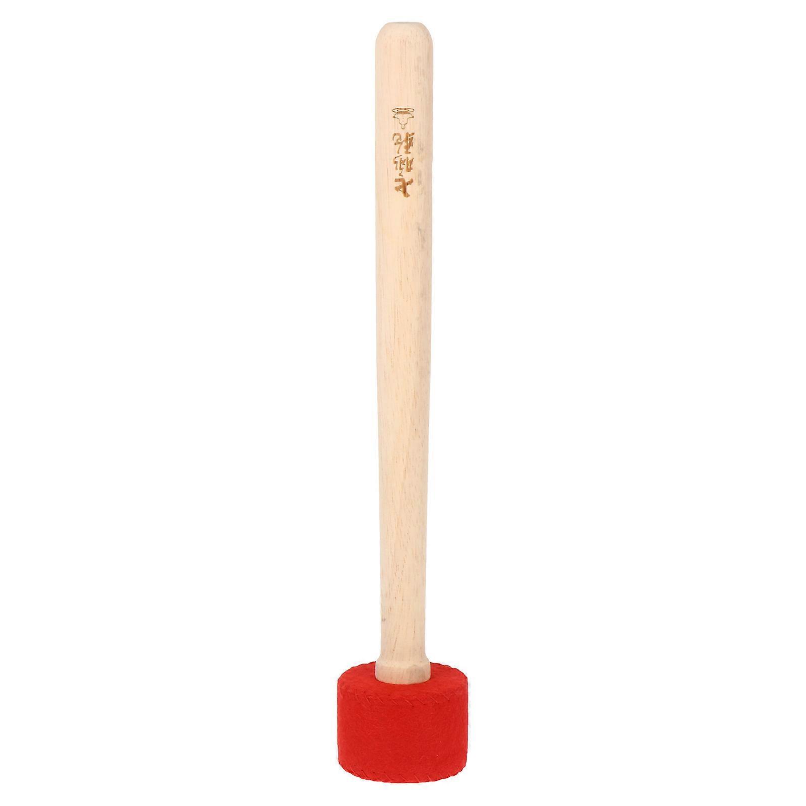 Singing Bowl Mallet Multi Functional Music Practice 6x33cm Red 1Set