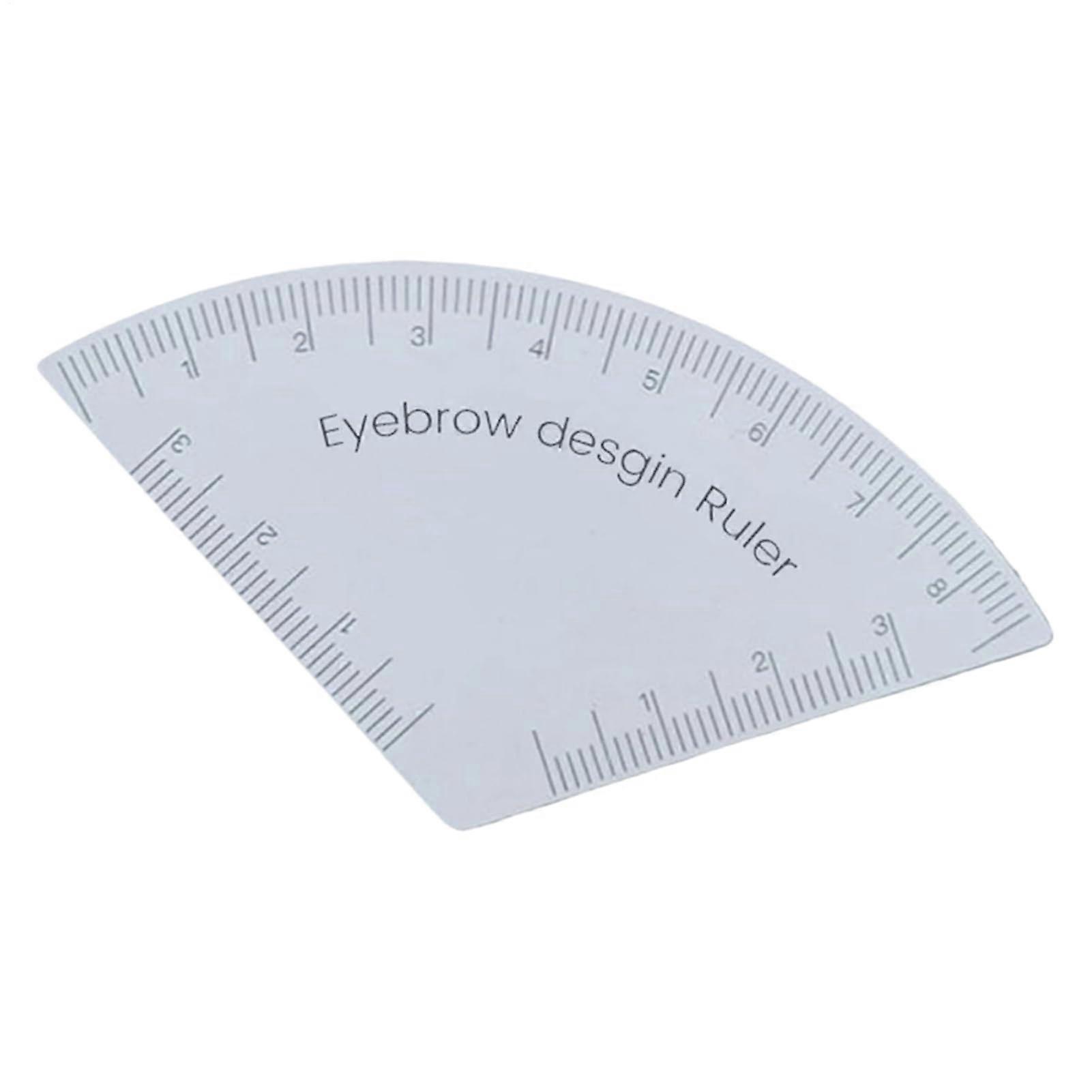 Eyebrow Mapping Tool with Adjustable Brow Ruler for Precise Symmetrical Shaping and Salon Use