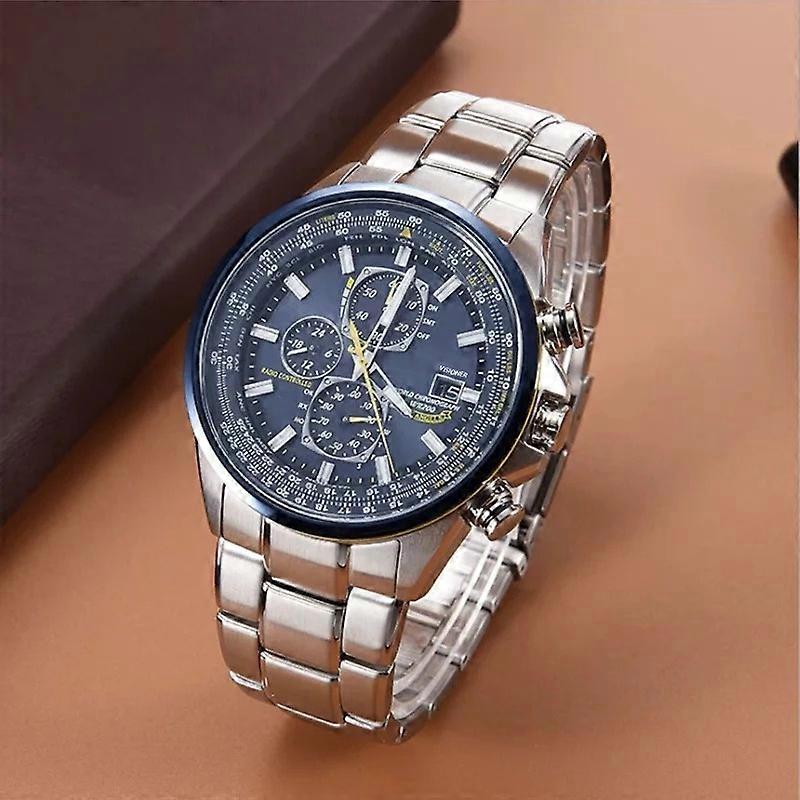 Blue Angel Quartz Men's Watch with 4 Button Multi function sublimation blanks makeup