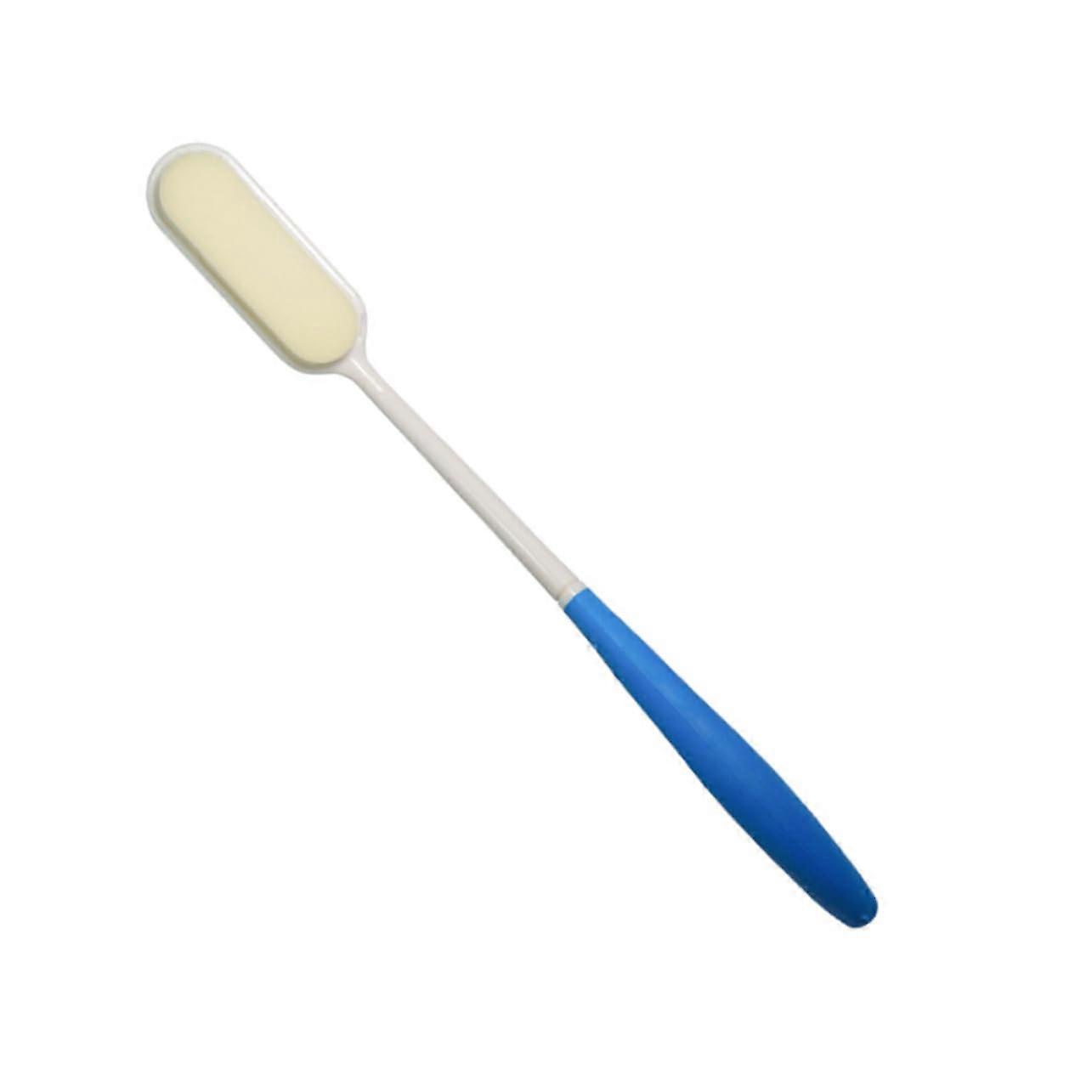 Bath Back Scrubber Long Handle Bath Brush with Detachable Head Arc Shape for Wet or Dry Use