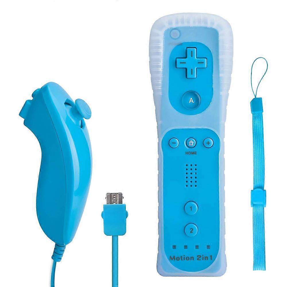 8512 For Wii U/Wii Console Remote Controller Game Wireless Handle Grip Built-in Motion Plus