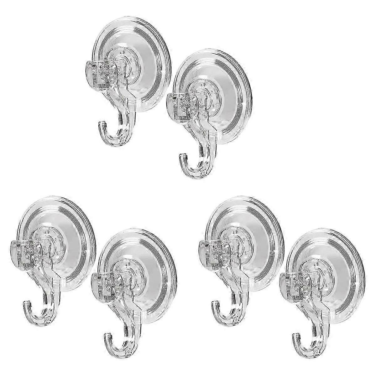 Large Transparent Reusable Heavy Duty Vacuum Suction Cup Hook