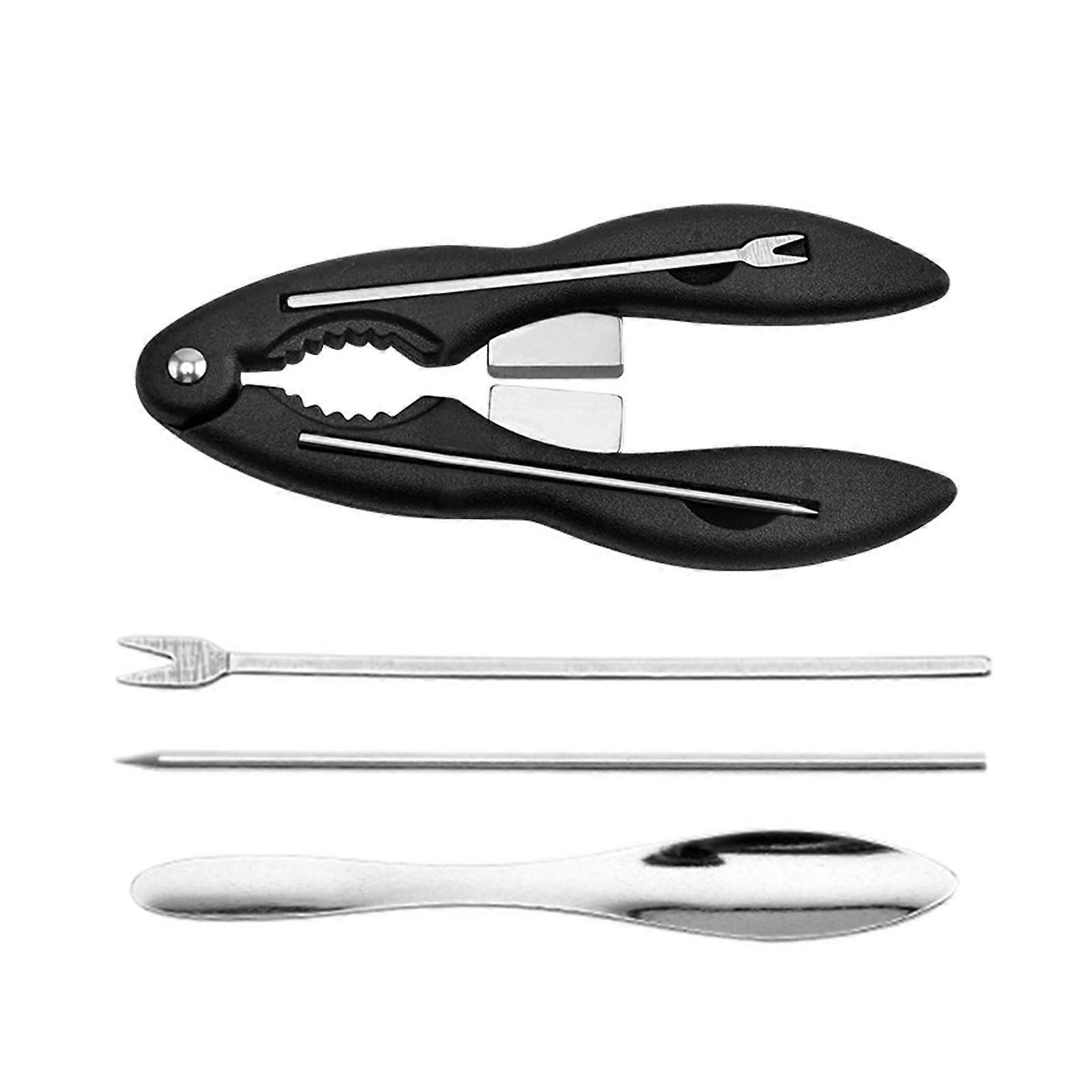 Seafood Shell Opener Tool Set with Ergonomic Grip for Effortless Crab and Lobster Cracking