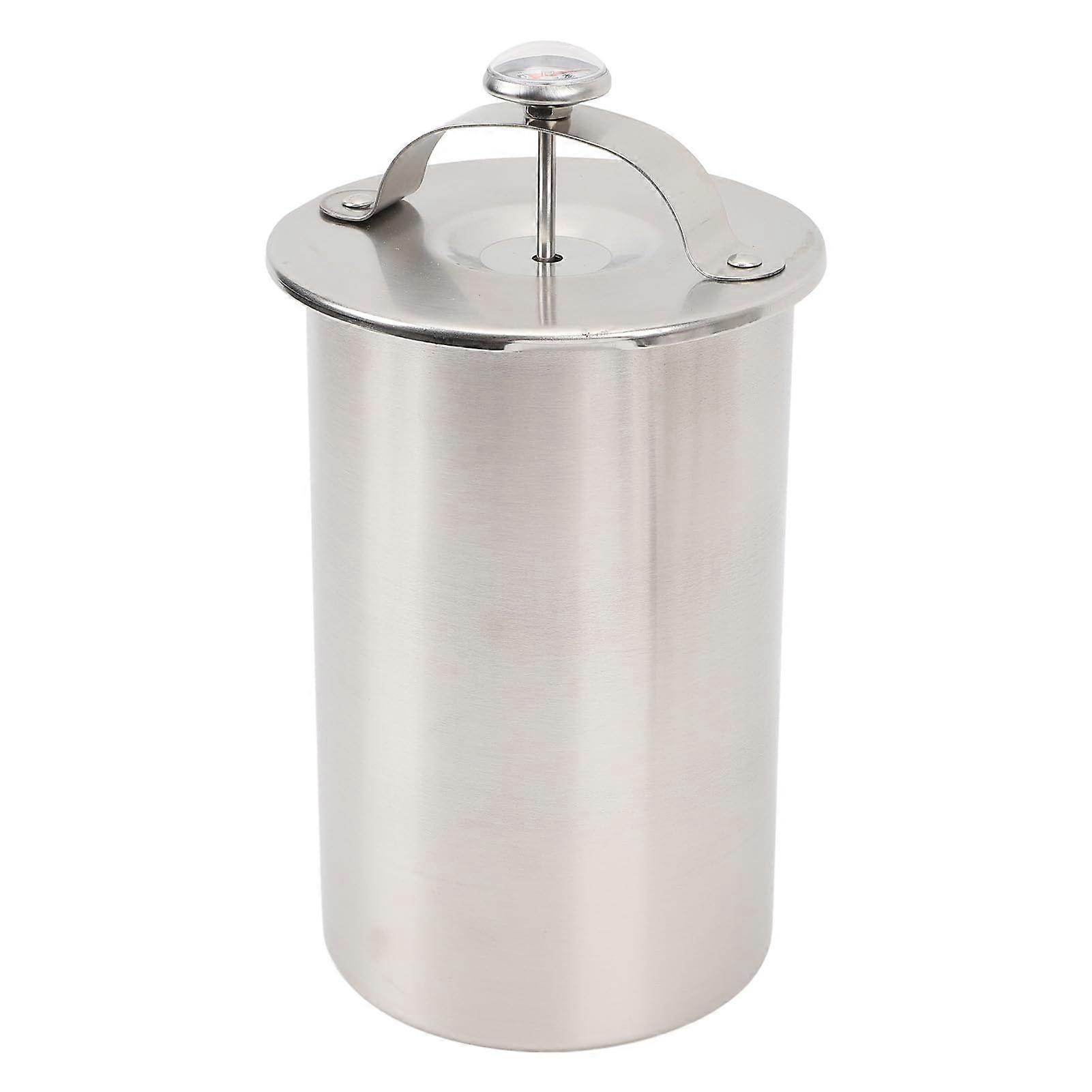 Stainless Steel Pressure Cooker with Precise Temperature Control and Meat Tenderizing Needle for Kitchen