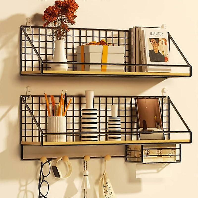 Pegboard Organizer with Metal Bracket for Garage Workbench Wall Storage Rack Basket and Hook Set