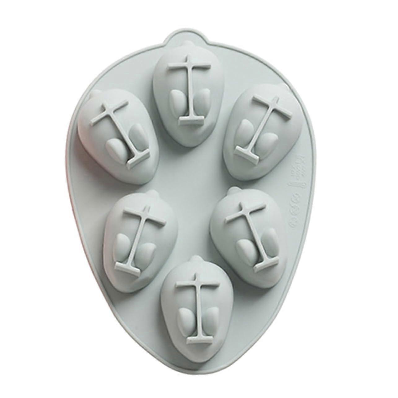 Easter Bunny Silicone Cake Mold 3D Dessert Baking Molds for Cookies and Pudding