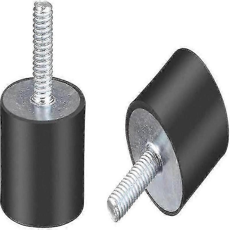 vibration isolators M6 thread rubber mounts 25x20mm