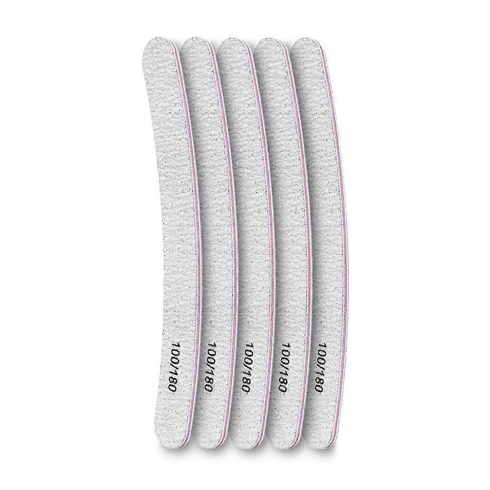 Nail Buffer Block Set Double Sided for Gel and Acrylic Nails Smooth Prep Polished Shine 5pcs