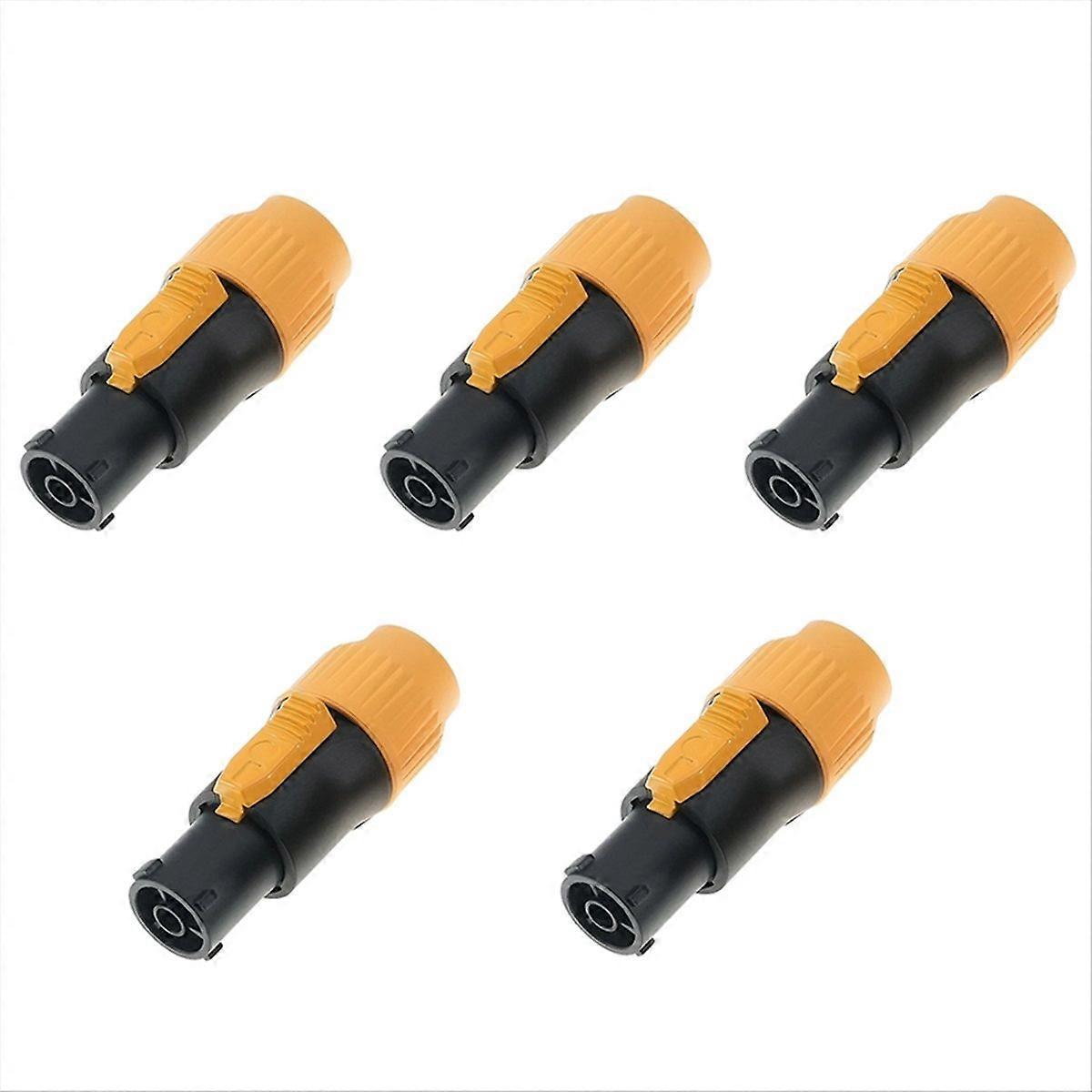 LED Display Plug Lighting Equipment Power Connector Plugs, A-Yellow