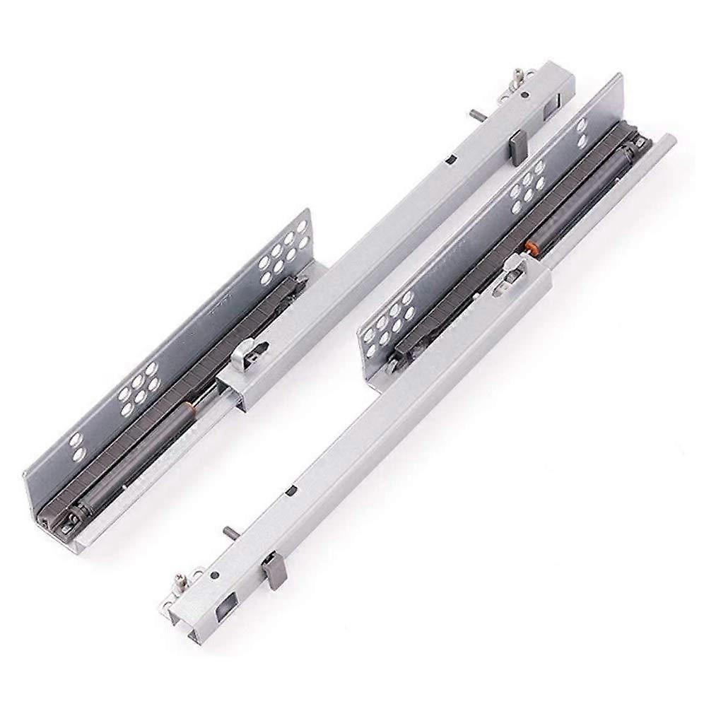 25cm Soft Close Drawer Slides with Hidden ThreeSection Rail, Cold Rolled Steel, Smooth and Quiet