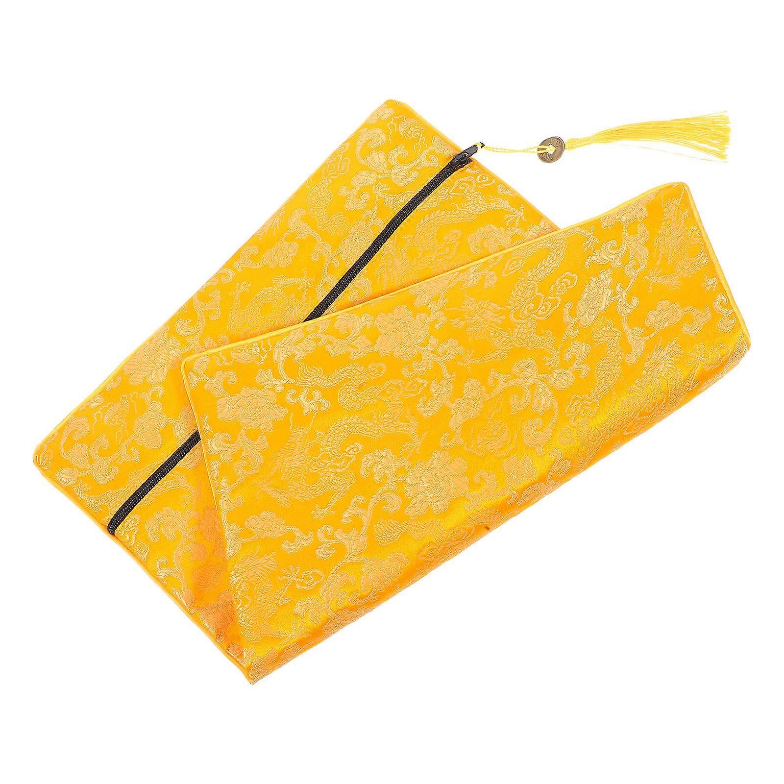 Golden Cloth Bible Book Covers for Secure Scripture Storage