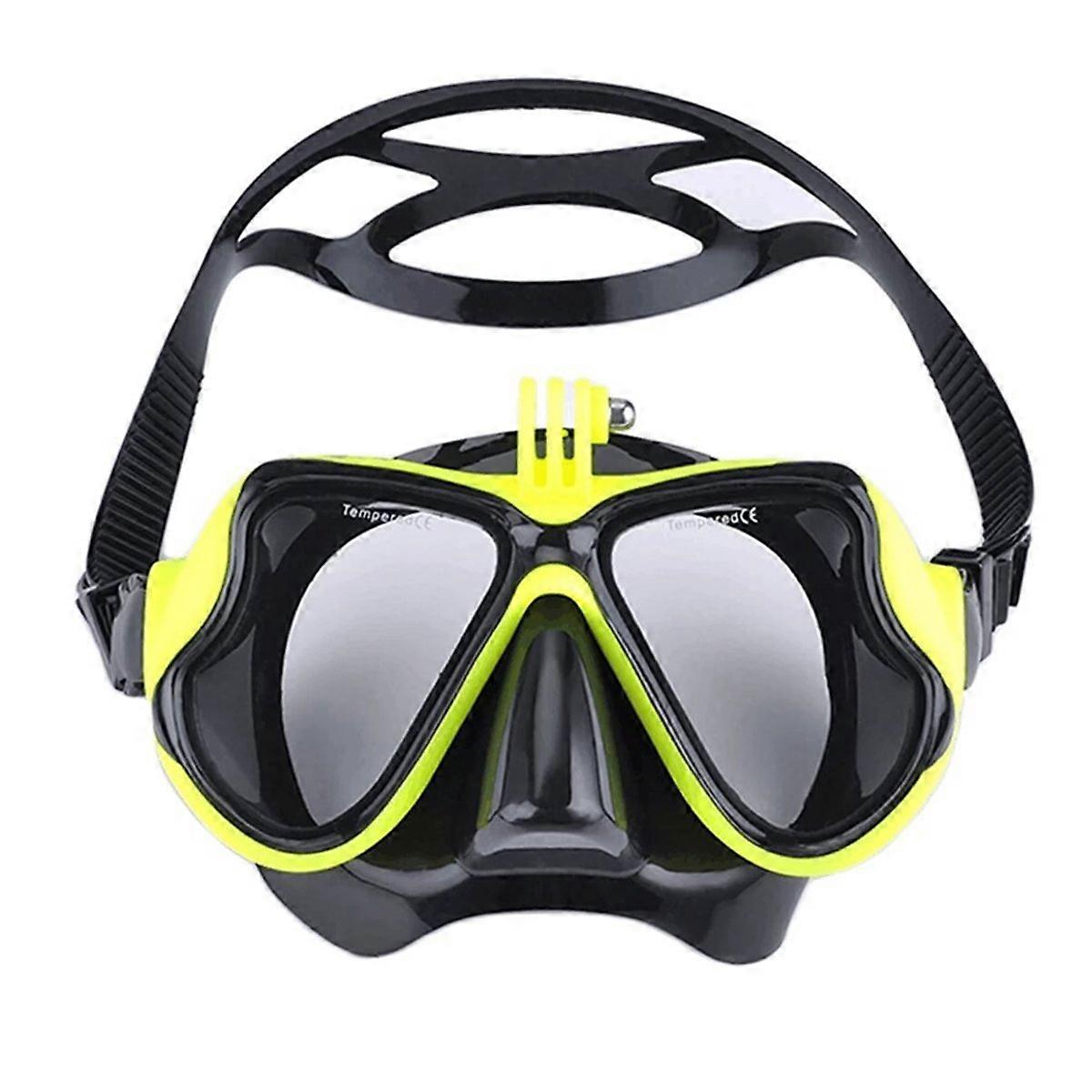 Underwater Mask Camera Diving Mask Camera Holder for Yellow