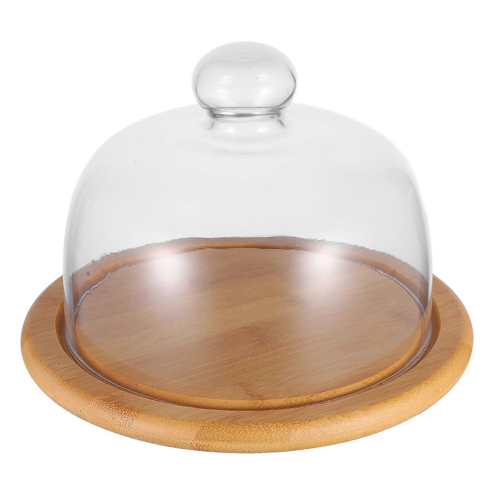 Pastry Display Dome Square Bread Plate Assorted Color Hygiene Maintenance 1Pcs