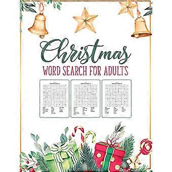 Kerst Woordzoeker Voor Volwassenen: Puzzelboek - Vakantieplezier Voor Volwassenen en Kinderen - Activiteiten Knutselen - Spellen