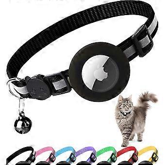 Cat Collar Breakaway, Reflective Collar with Air Tag Holder | Safety Breakaway Buckle,Holder,Reflective Strip,Bell,Adjustable Size to F