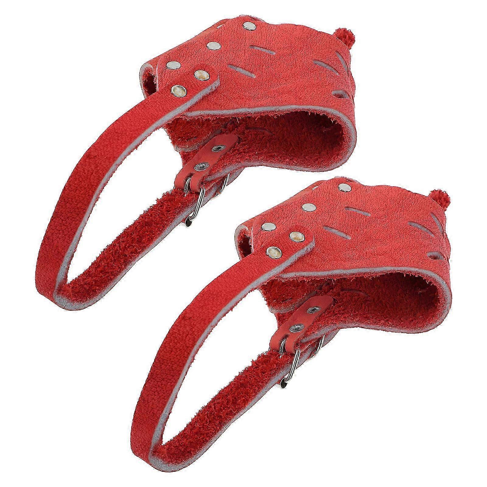 Brown Dog Muzzle for Barking Control, Adjustable Set of 2