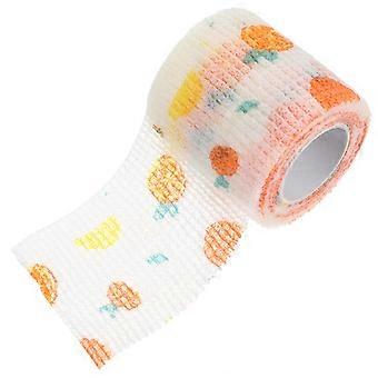 Dog Bandage Wrap Self for Paw and Leg Protection with Fruit Pattern