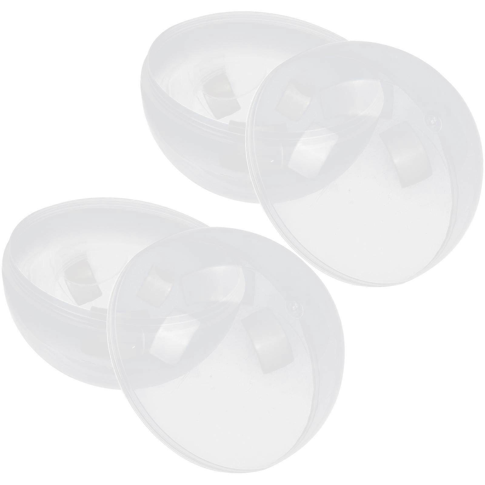 Decorative Easter Eggs Plastic Openable Balls for Wedding 8Pcs