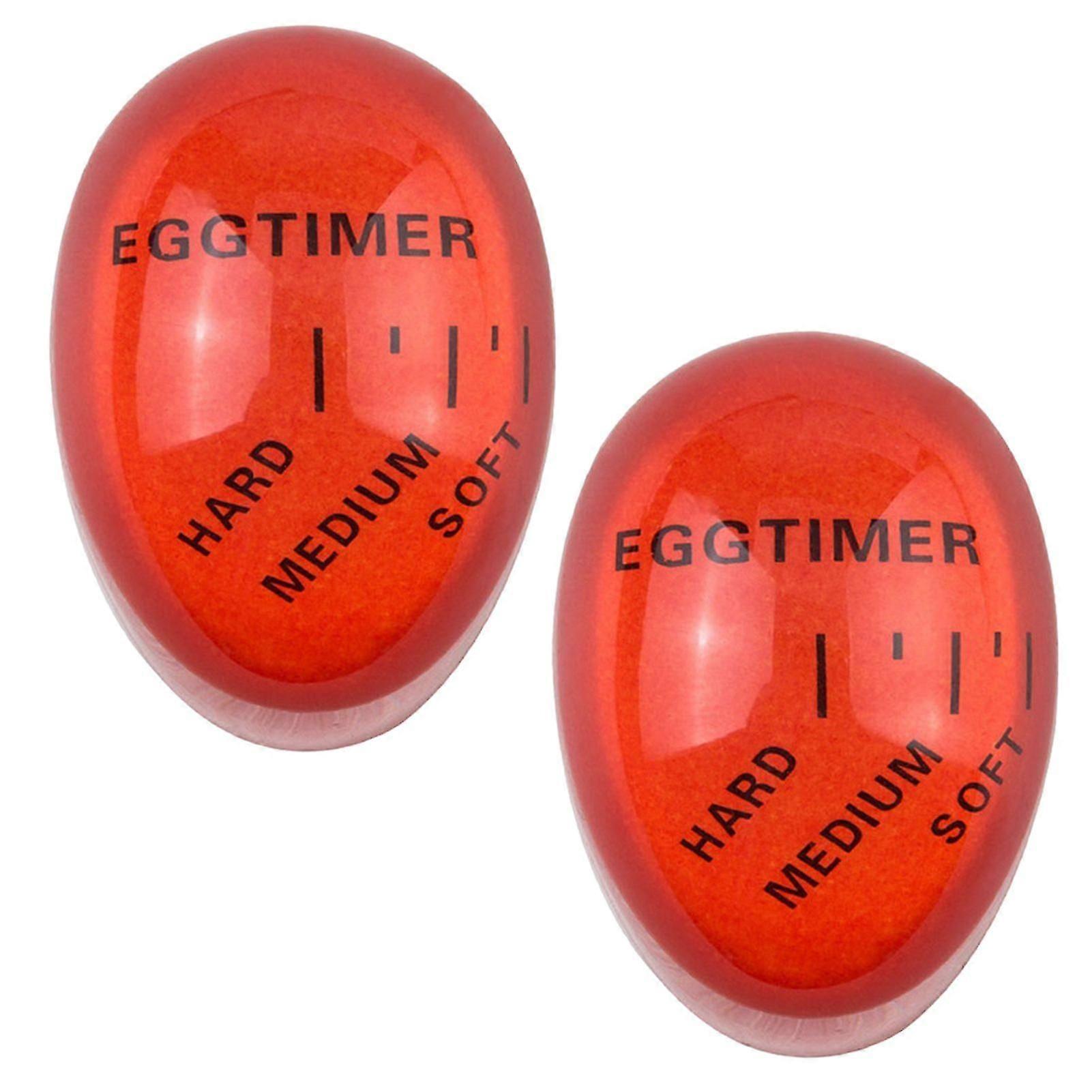 Egg Timer for Boiling Eggs - Color Changing Timer for Soft, Medium & Hard Boiled Eggs - Egg Thermometer