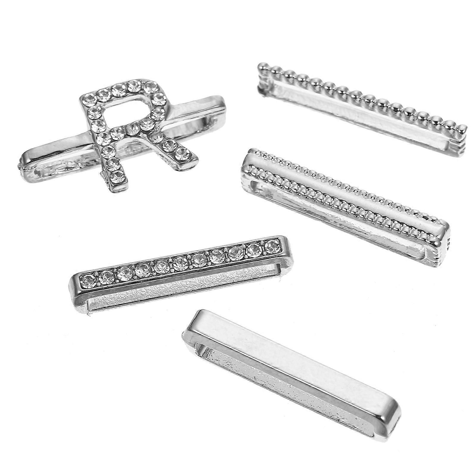 Watch Accessory Replaceable Watch Charm for 10Pcs Silicone Watchband