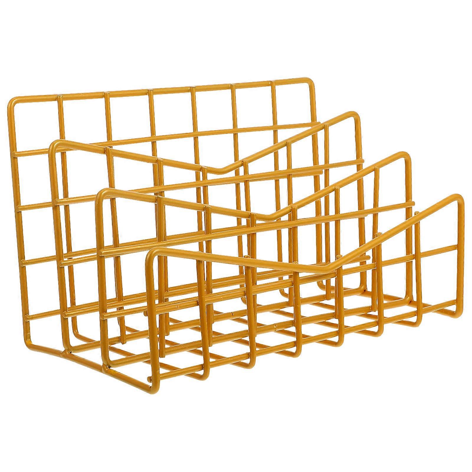 File Storage Bracket Metal Organization Rack for Mail Sorting 1Pcs