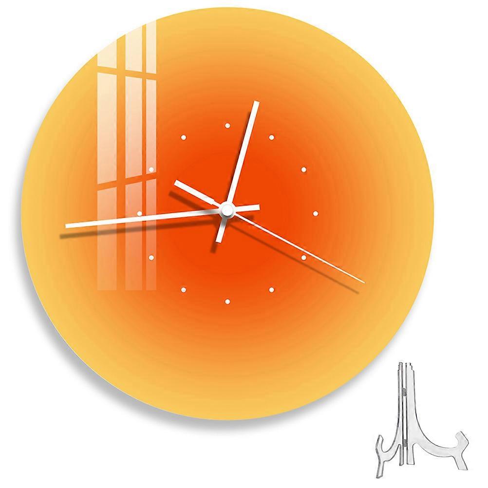 Acrylic Wall Clock for Home Use with Dual Functionality Indoor Decor