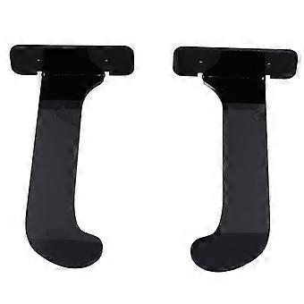 1 paar Yoga Matte Wand Halterung Halter Acryl Yoga Matte Wand Aufhänger Lagerung Rack Haushalt Übung Yoga Matte BracketBlack