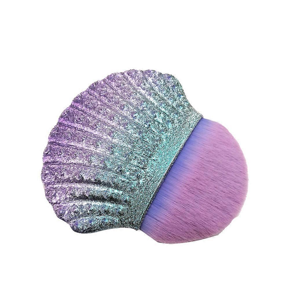 Portable Foundation Brush Multifunctional Makeup Brush Shell Shape 1Pcs