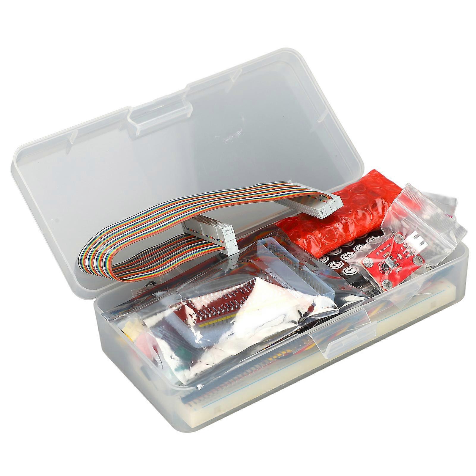 Development Board Kit for Pi B+ 830 Hole Breadboard Resistor LED Sensor Jumper Wire Set for DIY Projects