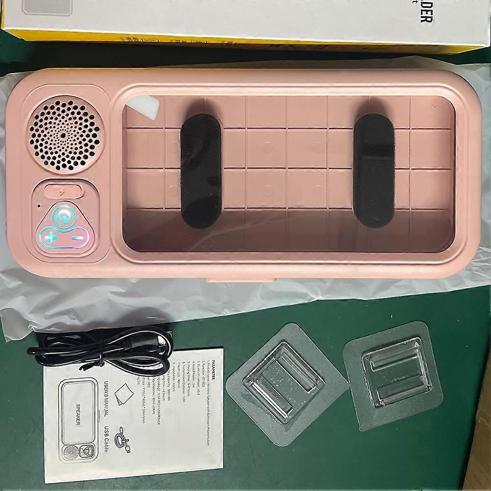 Bathroom Waterproof Touch Mobile Phone Box Fixed Bracket Bathing Artifact Bluetooth Small Speaker