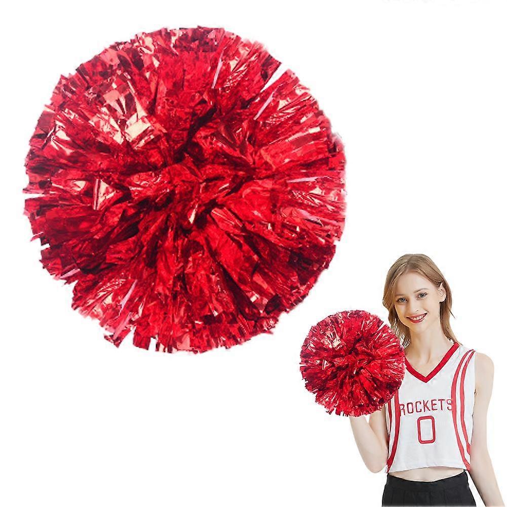 Cheerleading-Pompom-Performance mit farbigen Bällen C5C1