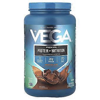 Vega, Plant-Based Protein, Premium Protein + Nutrition, Chocolate , 2 lb 6.2 oz (1.08 kg)