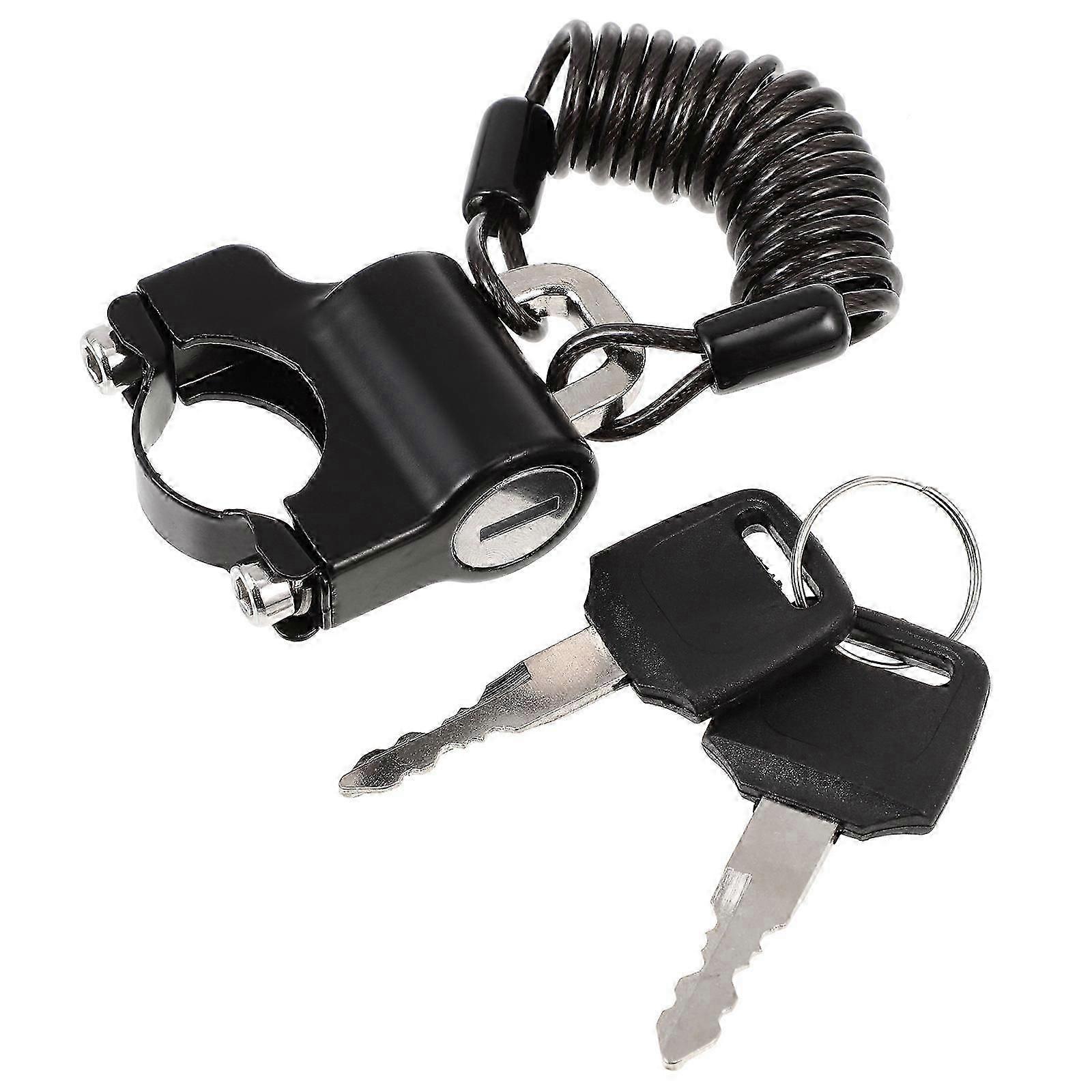 Tamper-Proof Security Lock for Motorcycle with 2Sets Cable