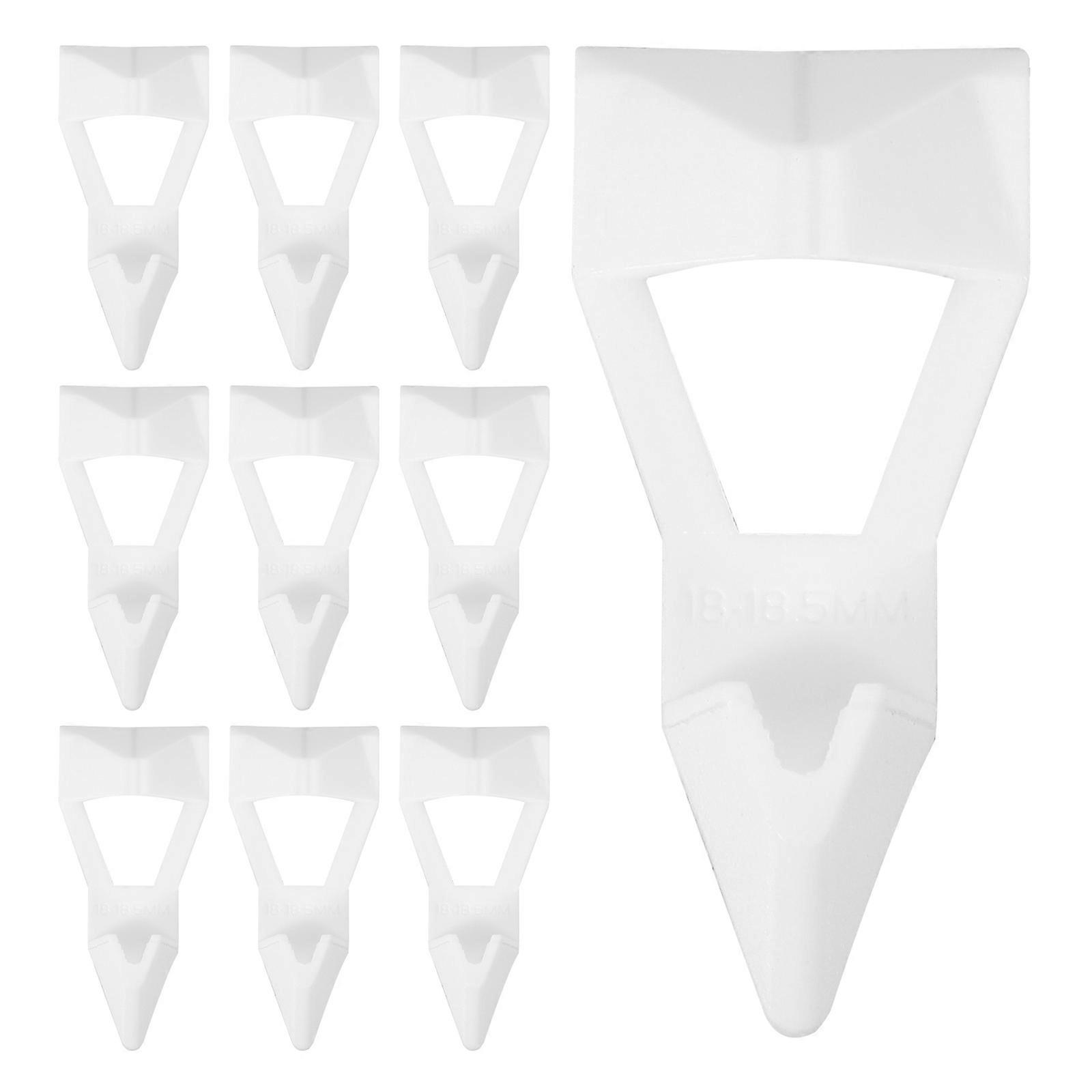 10pcs Shelf Bracket Floating Shelves Support Floating Shelf Bracket Wardrobe Shelf Bracket