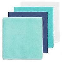Blue dolphine recycled microfiber cloth 4 units