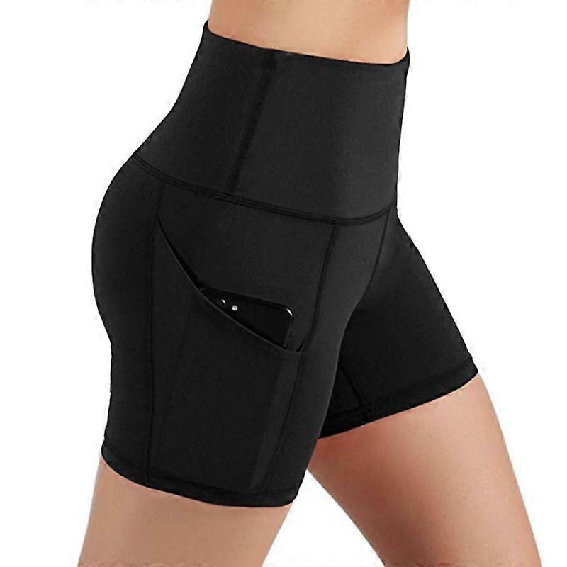 Womens High-Waisted Shorts With A Functional Side Pocket