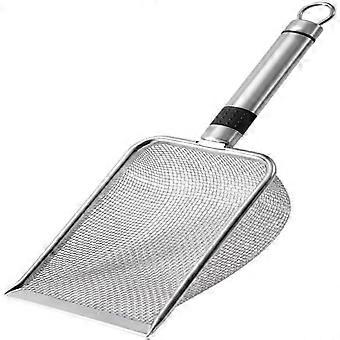 Stainless Steel Cat Litter Tool with 3.8mm Filtration Efficient and Comfortable for Cleaning