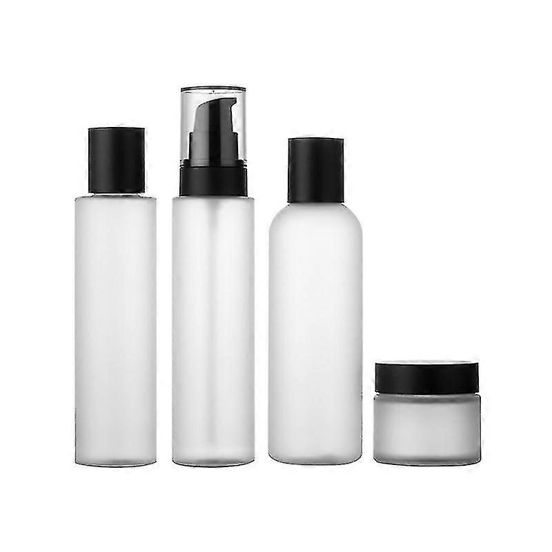 garrafa do recipiente 4pcs, recipientes do curso para cremes