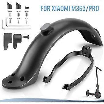 Rear Mudguard for Xiaomi M365-M365 Pro Electric Scooter with Bracket Replacement Accessory with Screws and Caps
