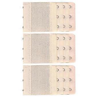 3 stk 5,6x9,7 cm kvinner 3-krok 3 rader avstand BH forlenger forlengelse kroker stropp-god