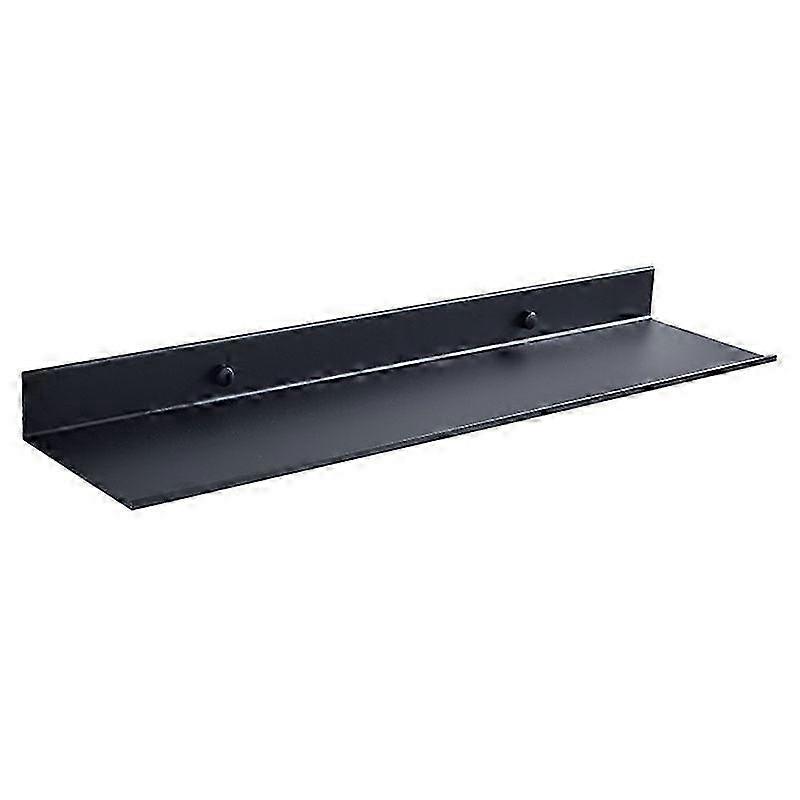 Floating Wall Shelf Black compatible withKitchen Bathroom Storage Rack Shelves B