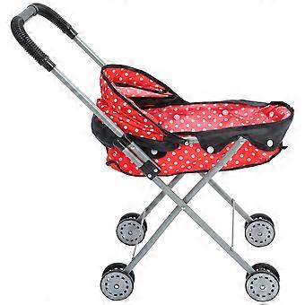 Baby Doll Stroller for Kids Role Play with Lightweight Frame and Safety Grip