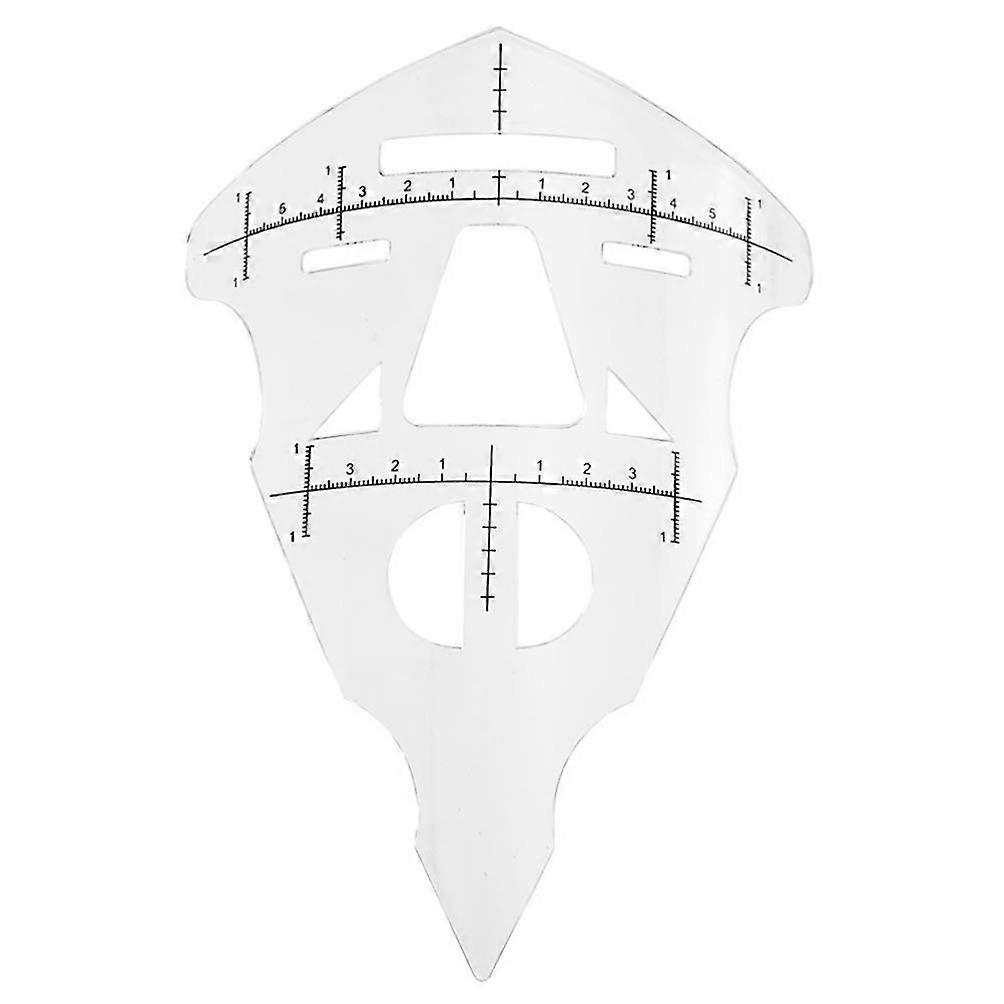 Eyebrow Mapping Tool and Microblading Ruler for Precision Shaping, Reusable Brow Stencil Template