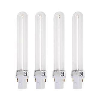 4 x 9W Chiodo UV Lampadina Tubo di Ricambio compatibile con 36w UV Curing Lamp Essiccatore