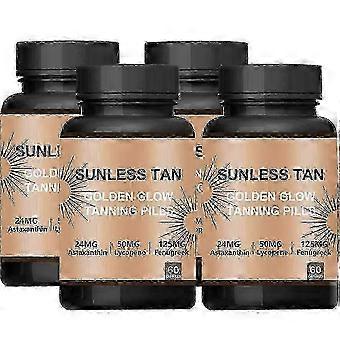 Fast Sunless Tanning Solution: Tanning Pills with Carotenoid Blend for a Natural, Long-Lasting Glow-JX