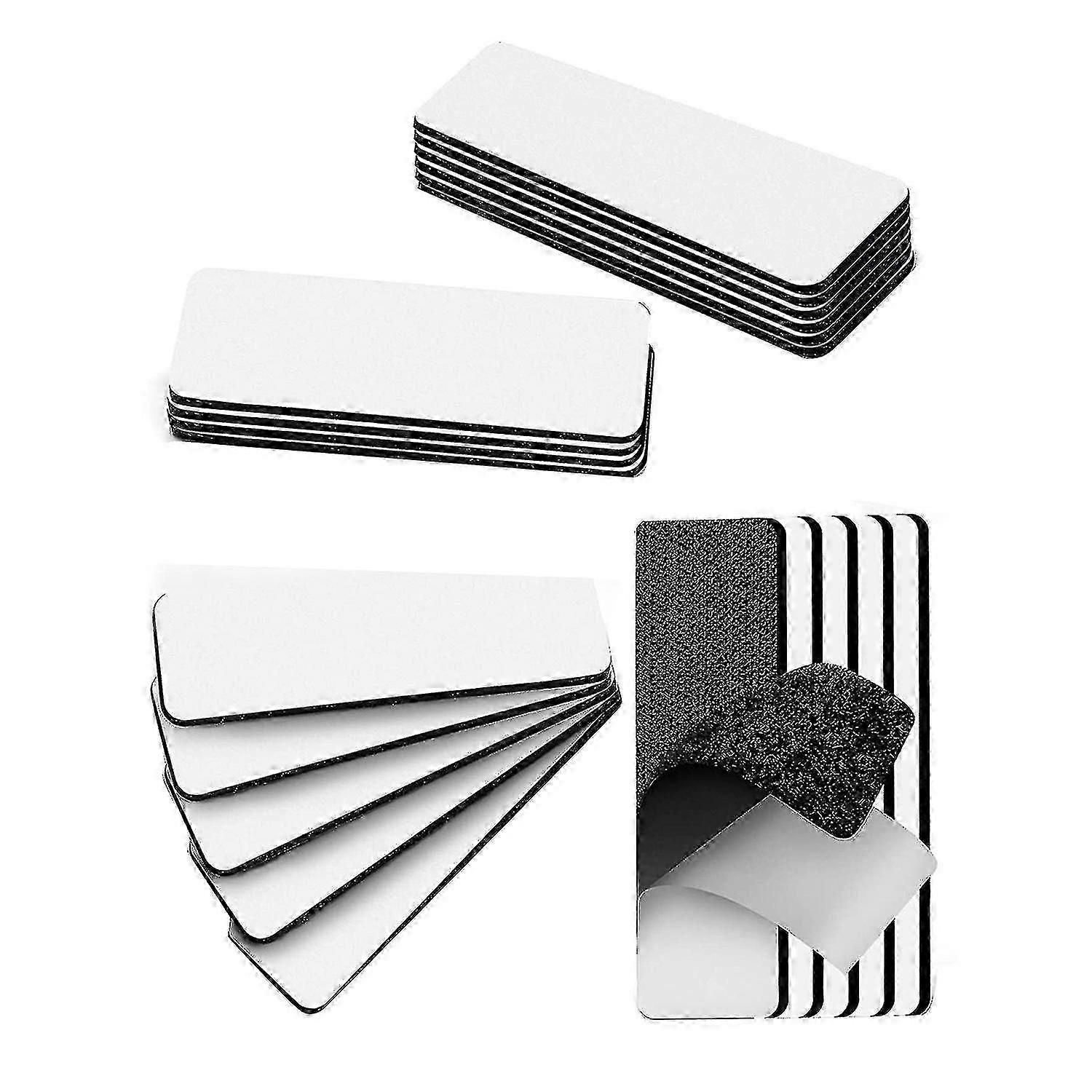 20 Pack 1x4 Inch Hook And Loop Strips With Adhesive Mounting Tape Double-side Hook Loop Strips Stro